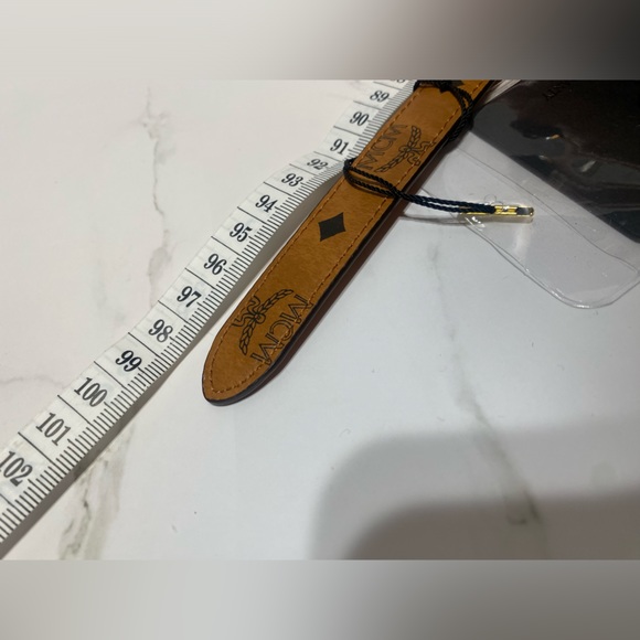 MCM Cognac - Womens Reversible Belt - Picture 6 of 9